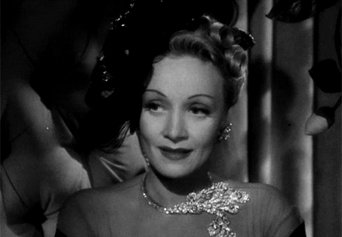 Marlene Dietrich Fake Smiling GIF
