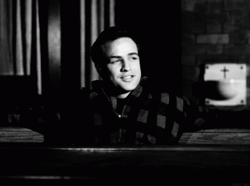 Marlon Brando On The Waterfront Smile GIF