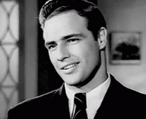 Marlon Brando Screen Test 1947 Eye Roll GIF