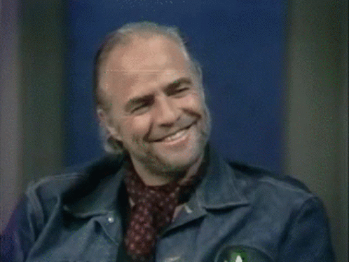 Marlon Brando The Dick Cavett Show 1968 Smile GIF