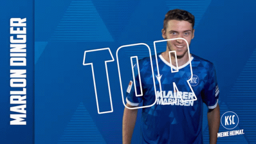 Marlon Dinger Man In Blue Shirt GIF