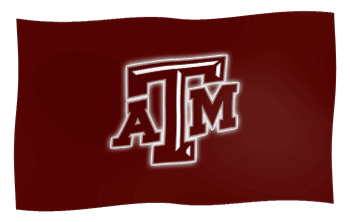 Maroon Flag With White ATM Logo