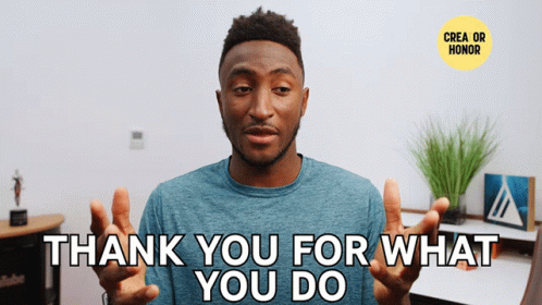 Marques Brownlee Thank You For All You Do GIF