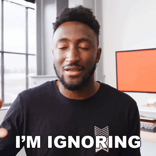 Marques Brownlee That I'm Ignoring GIF