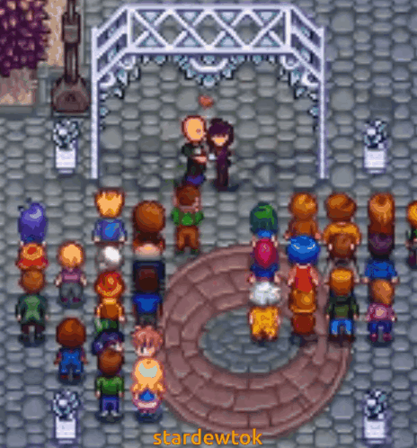 Marriage In Stardew Valley GIF
