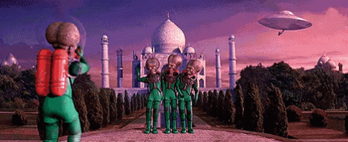 Mars Attacks Taking Photos GIF