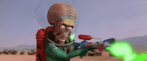Mars Attacks Aliens Attacking GIF