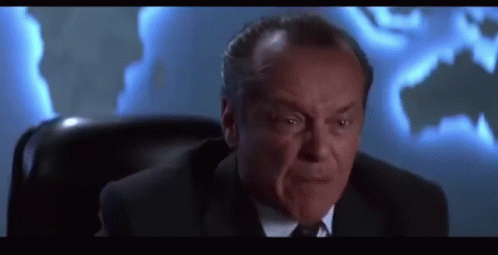 Angry Jack Nicholson Mars Attacks GIF