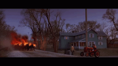Horses On Fire Mars Attacks GIF