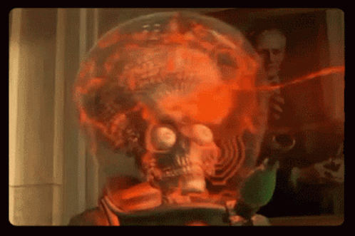 Mars Attacks Head Splat GIF
