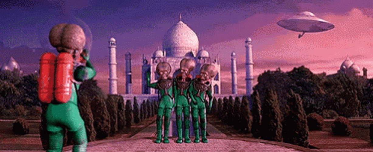 Mars Attacks Taking Photos GIF