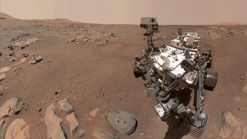 Mars Rover Rotating Camera GIF