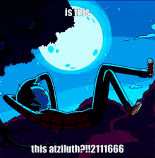 Marshall Lee Adventure Time Floating At Night GIF