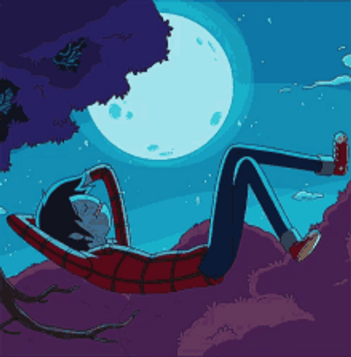 Marshall Lee Adventure Time Under The Moonlight GIF