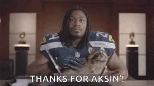 Marshawn Lynch Caressing A Pet GIF