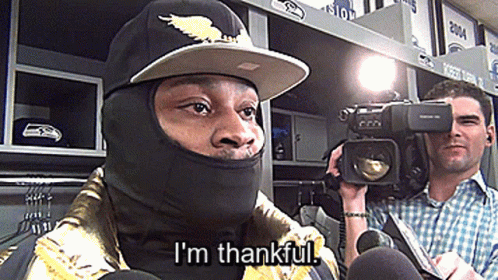 Marshawn Lynch Fully Faced Masked GIF