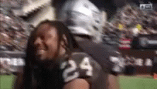 Marshawn Lynch Having Fun GIF