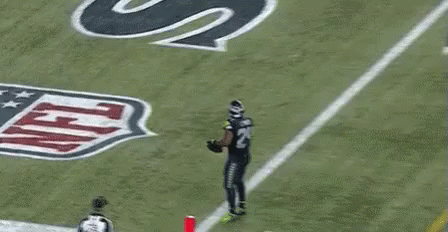 Marshawn Lynch Holding Ball GIF