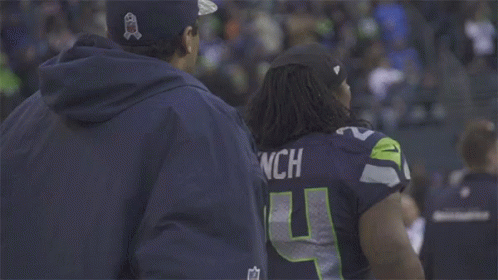 Marshawn Lynch Laughing GIF