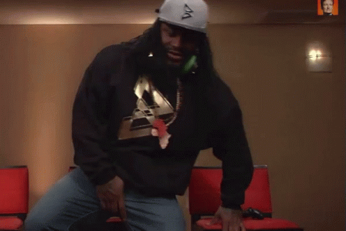 Marshawn Lynch Sitting GIF