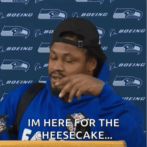Marshawn Lynch Wants Some Cheesecake GIF