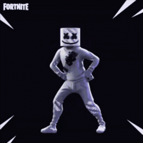 Marshmello Man Macho Dance GIF