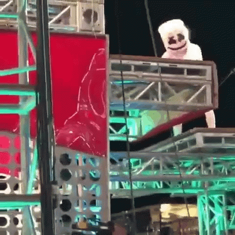 Marshmello Up In The Stage GIF