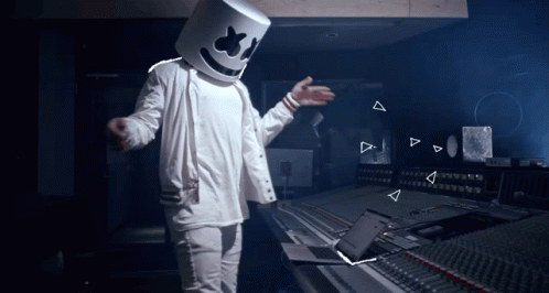 Marshmello With The Angel Wings GIF