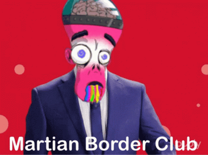 Martian Border Club Alpha Check GIF
