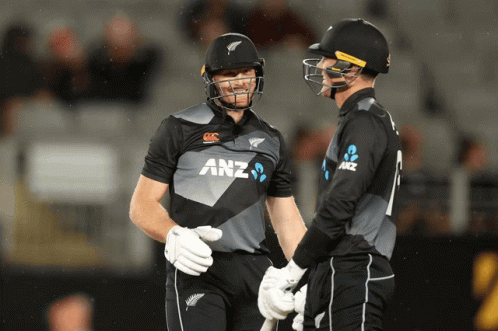 Martin Guptill Black Caps Batter GIF