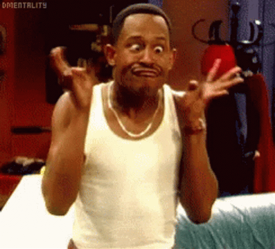 Martin Lawrence Silly Face GIF