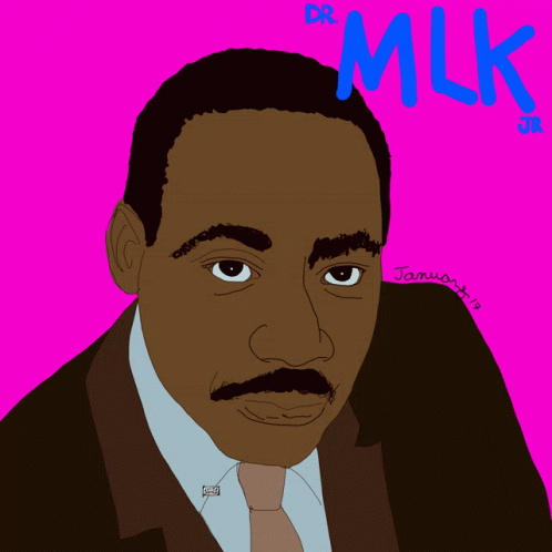 Martin Luther King Jr. Animation GIF