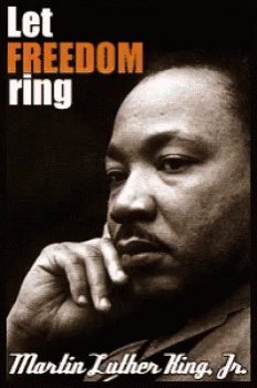 Martin Luther King Jr. Let Freedom Ring Poster
