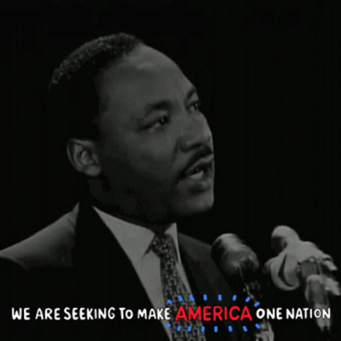 Martin Luther King Jr. One Nation GIF