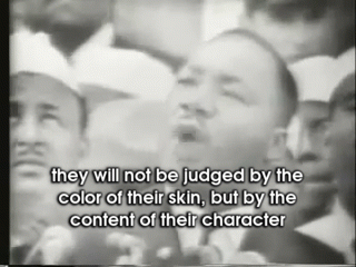 Martin Luther King Jr. Skin Color Sayings GIF