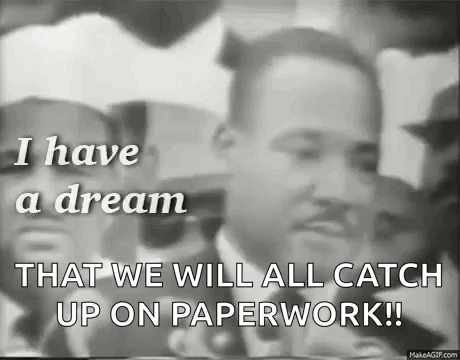 Martin Luther King Jr. Speaking to Crowd
