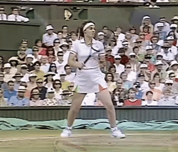 Martina Hingis Forehand Shot GIF