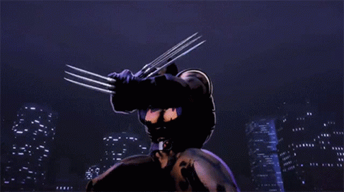 Marvel Angry Wolverine Claw GIF