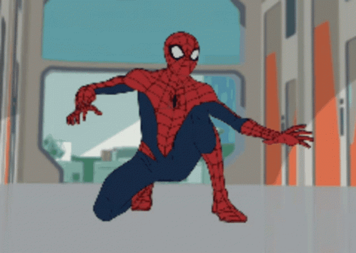 Marvel Comic Spiderman GIF.