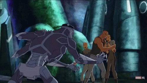 Marvel HQ Cartoon Group of People