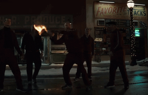 Marvel Jeremy Renner Throwing Fire GIF
