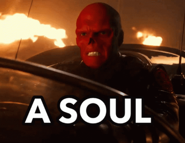 Marvel Red Skull Soul Stone GIF