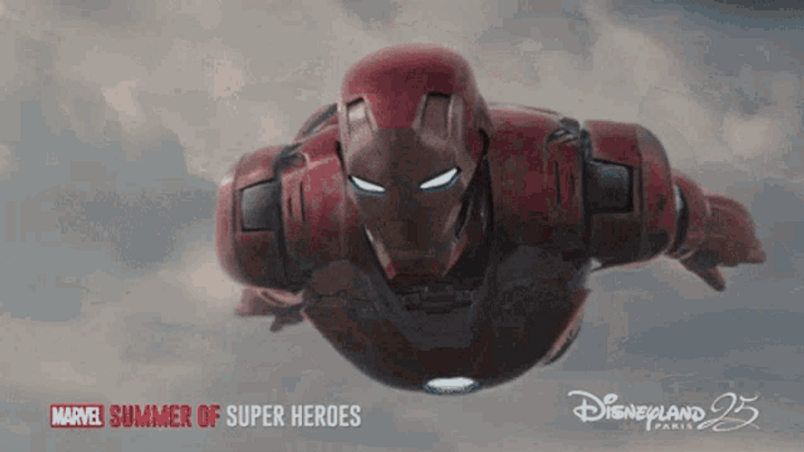 Marvel Superhero Iron Man GIF.