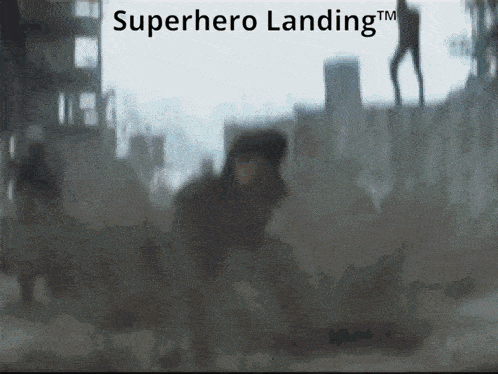 Marvel Superhero Landing Deadpool Iron Man Thor Captain America Batman Spider Man Superhero Landing Gif GIF
