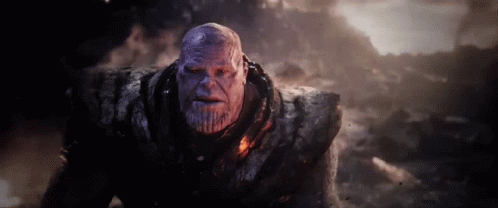 Marvel Thanos Disintegrate GIF