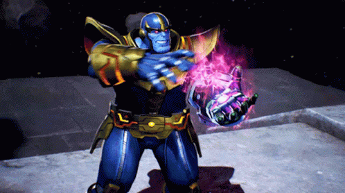 Marvel Thanos Hadouken GIF