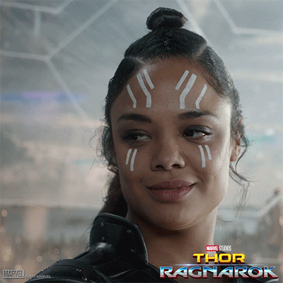 Marvel Valkyrie Smiling GIF