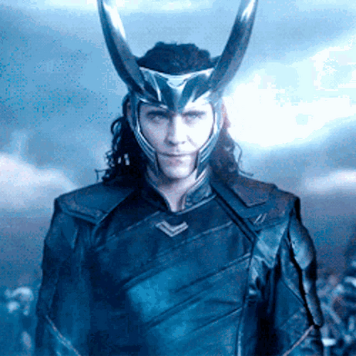 Marvel Villain Loki Smirking GIF