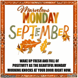Marvelous Monday September Greeting Card