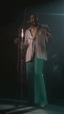 Marvin Gaye Dancing In Concert GIF